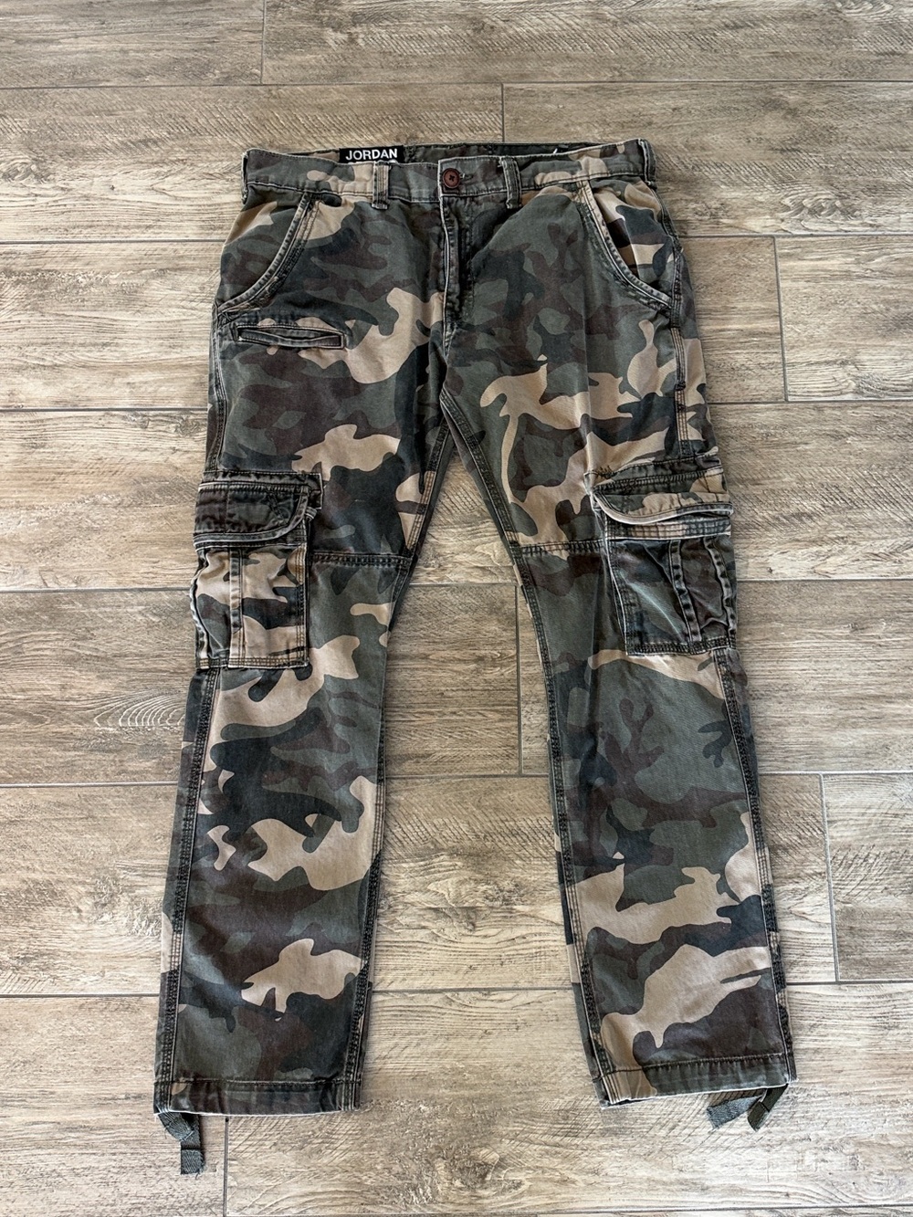 Jordan Craig Men’s Camo Cargo Pants - Olive & Tan